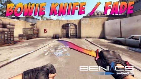 CSS Модель ножа "Bowie Knife Fade"