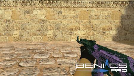 CS 1.6 Модель AK-47 "Phoenix Rise Purple"