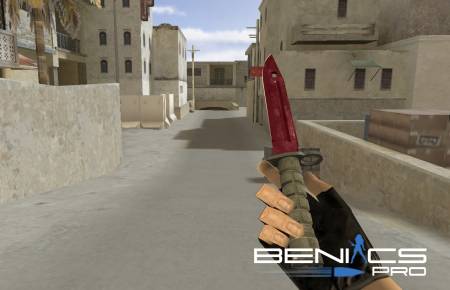 CS 1.6 Модель ножа "Bayonet | Doppler Ruby"