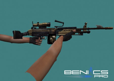 CS 1.6 Модель оружия "[M249] Skull 6"