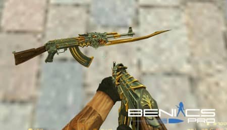 CS 1.6 Модель Оружия "AK-47 Beast Imperial GOLD"